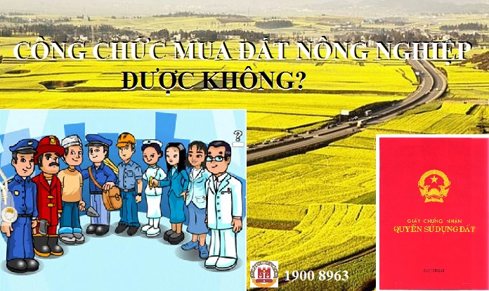 Công chức mua đất nông nghiệp được không?